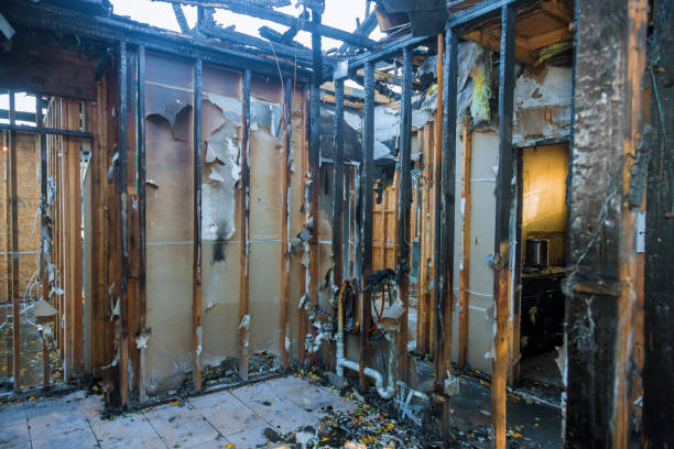 Professional Fire Damage Removal technician working in Tonkawa, OK